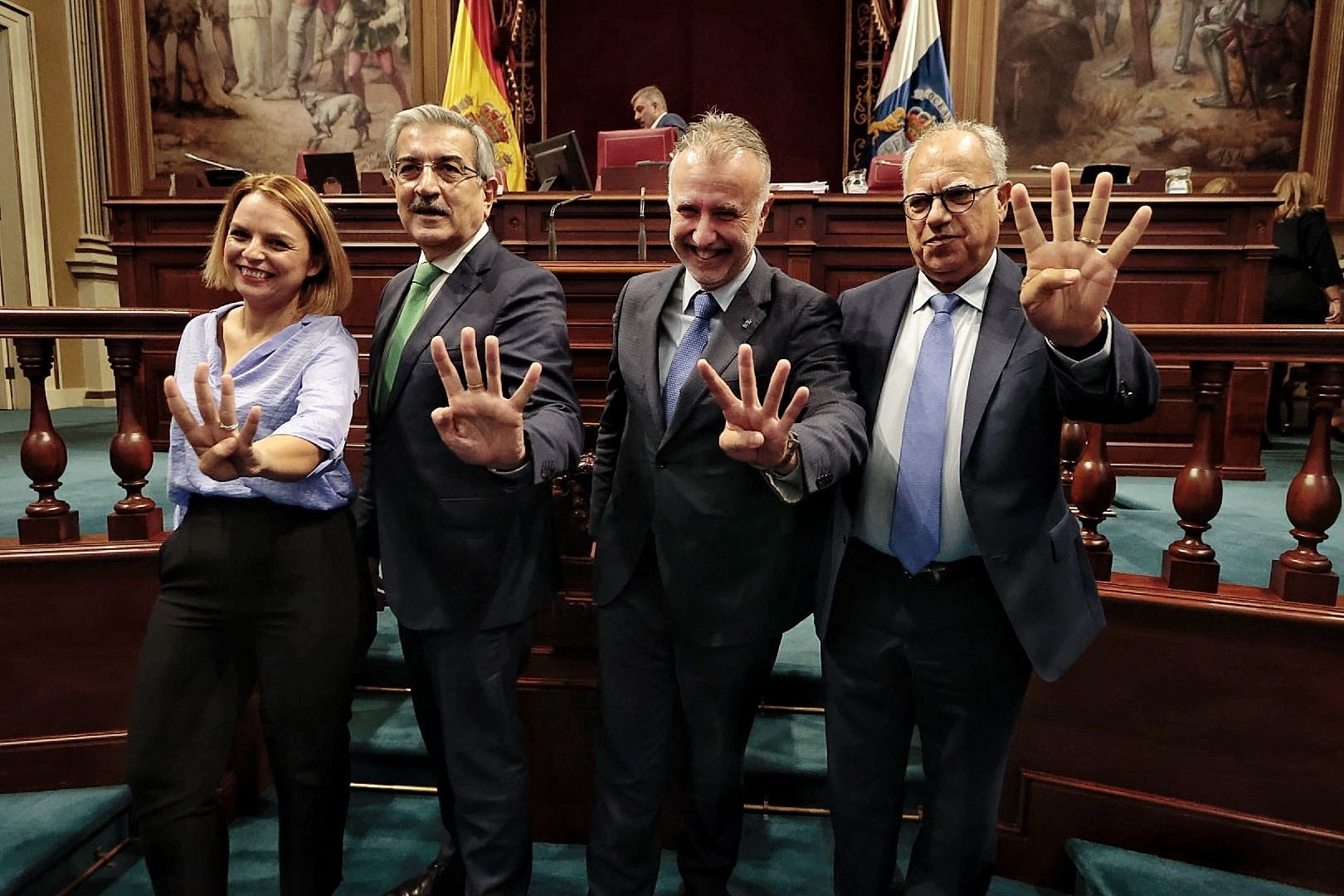 El pleno del Parlamento de Canarias celebra el debate final del proyecto de ley de presupuestos de la Comunidad Autónoma para 2023