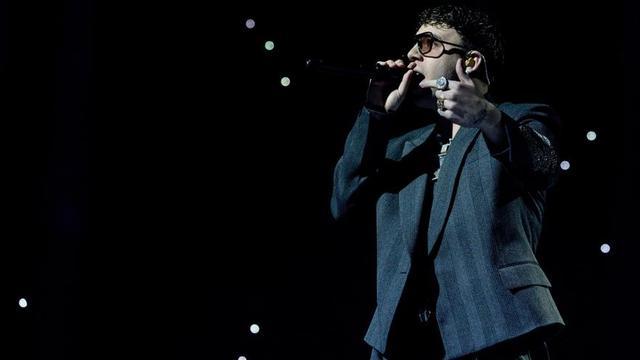 Archivo - El cantante Quevedo, durante su concierto, en el Movistar Arena, a 17 de febrero de 2025, en Madrid (España). Pedro Luis Domínguez Quevedo, más conocido por su nombre artístico: “Quevedo”, es un cantante y compositor español de reguetón, pop rap