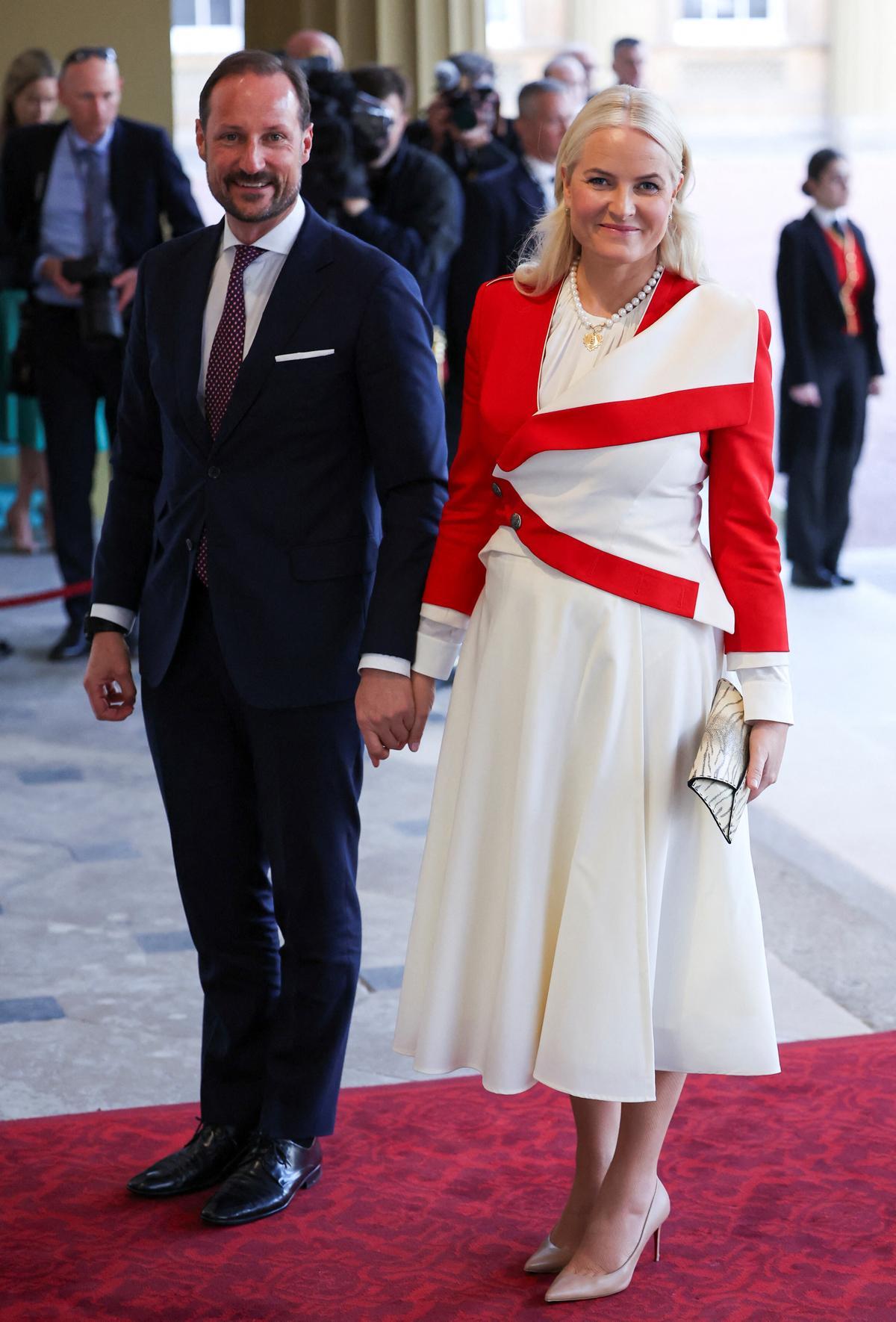 Haakon, príncipe heredero de Noruega y Mette-Marit, princesa heredera de Noruega
