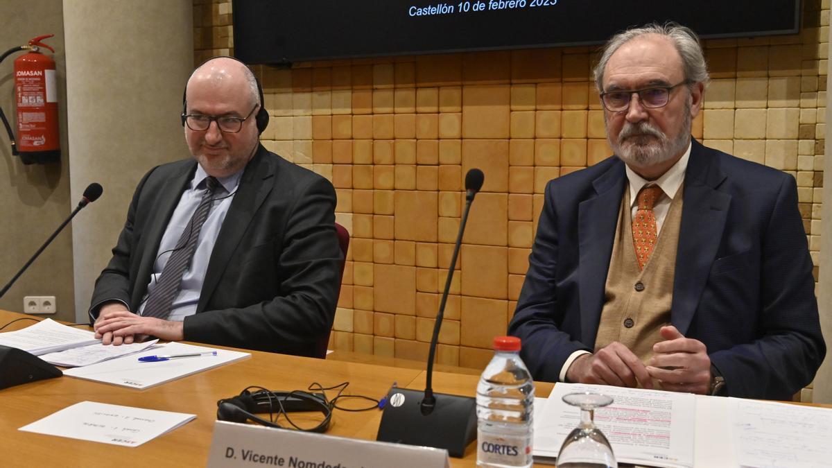 Denos Redonnet y Vicente Nomdedeu, en la presentación de las medidas de protección comercial.