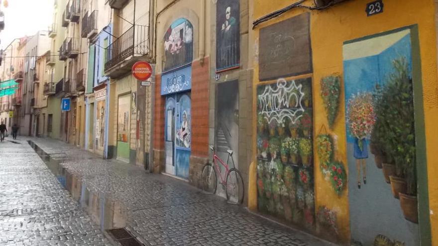 Edificis al sector del carrer Barreres de Manresa, un dels que es veurà més transformat.