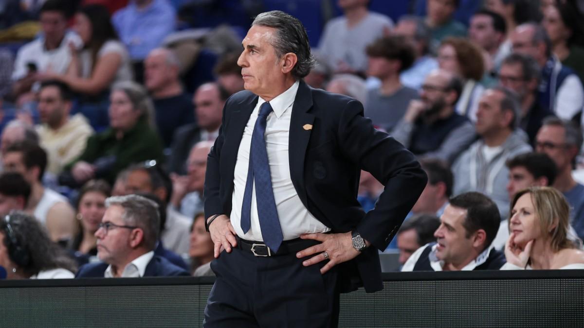 Sergio Scariolo, entrenador del Real Madrid