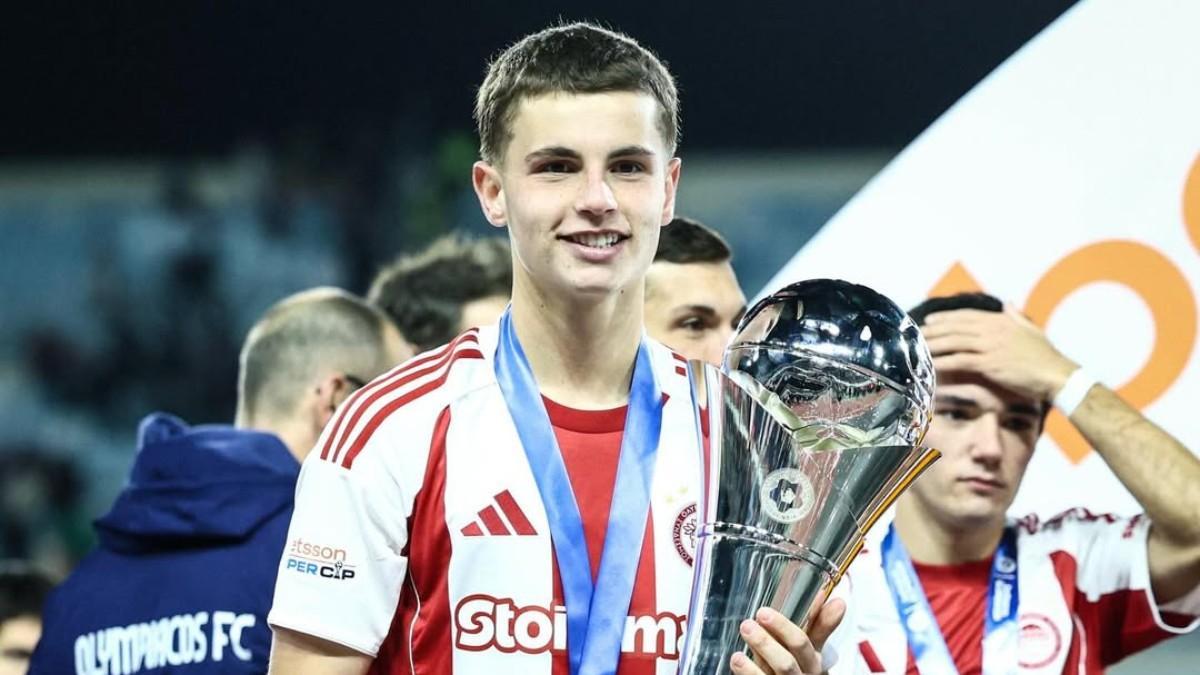 Christos Mouzakitis, en el Olympiacos