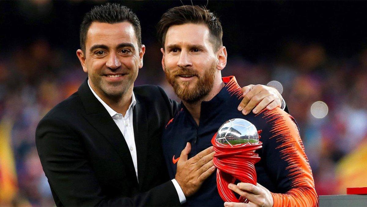 Xavi defendió a Leo Messi