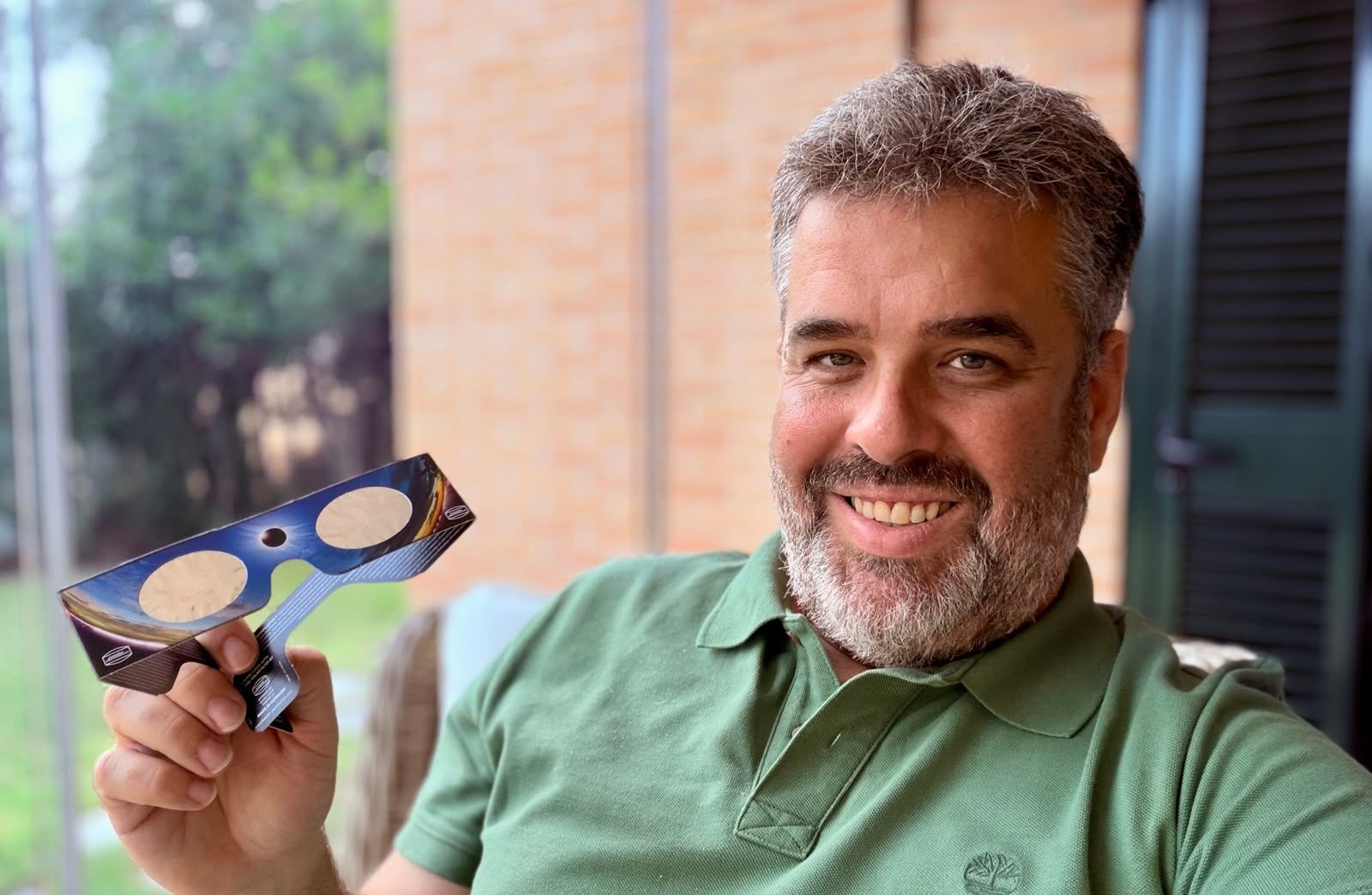 Javier García, desde Mallorca, en una fotografía para La Crónica de Badajoz.
