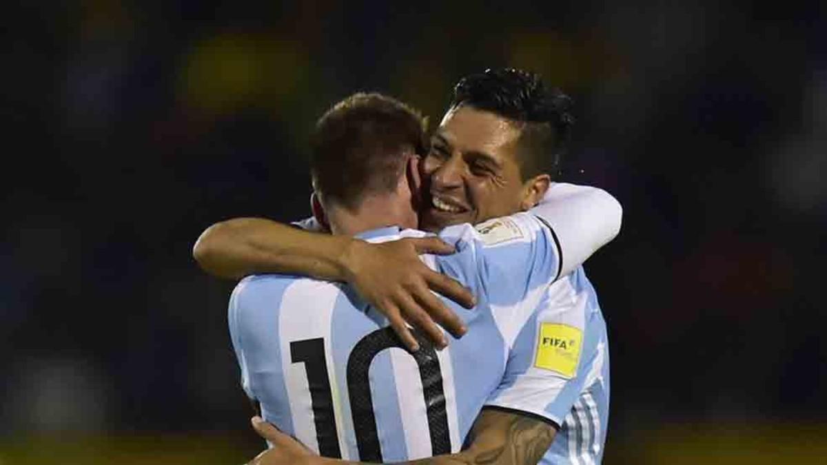 Enzo Pérez jugará con Messi en el Mundial
