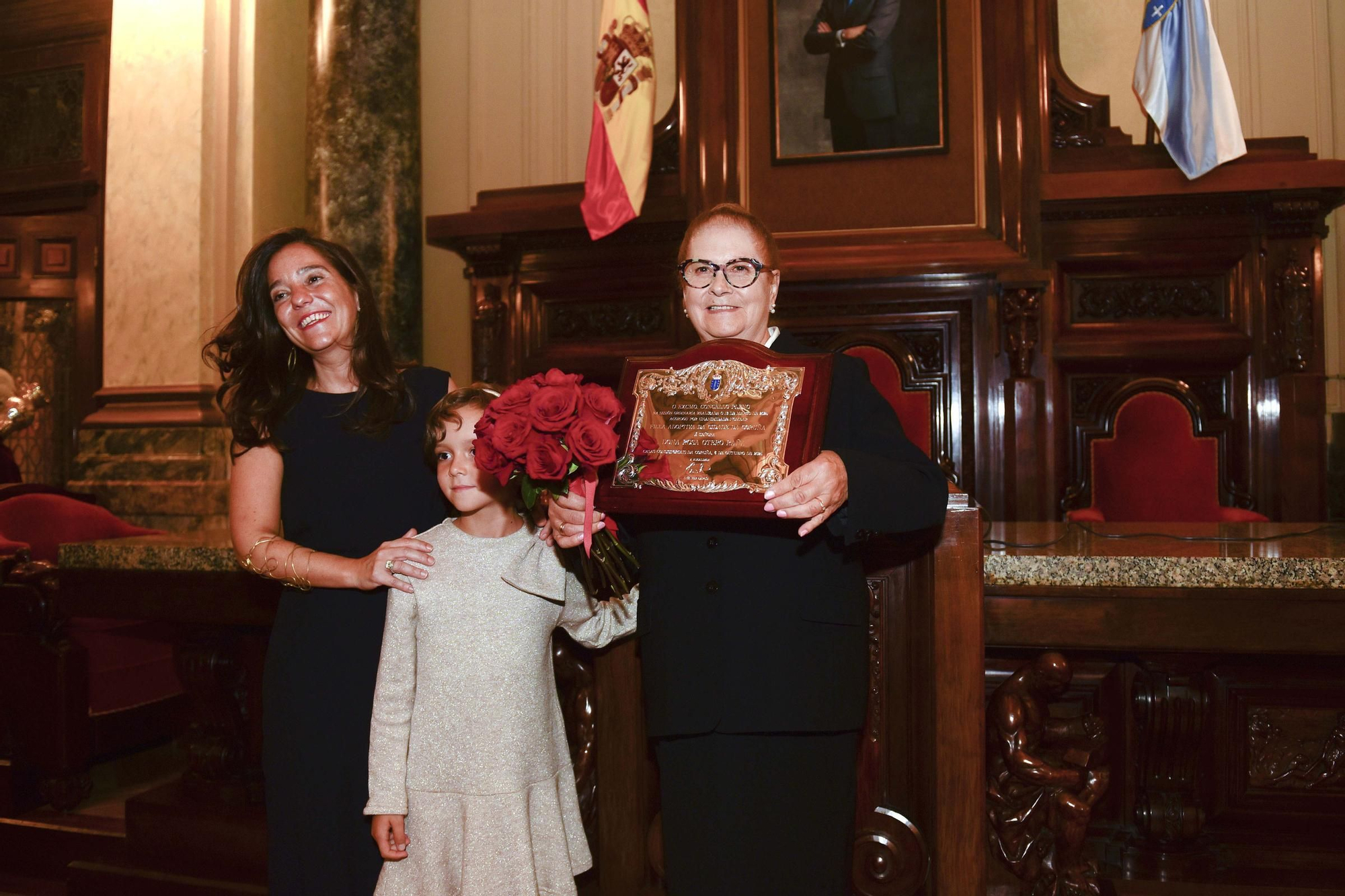 Rosa Otero, primera mujer nombrada Hija Adoptiva de A Coruña