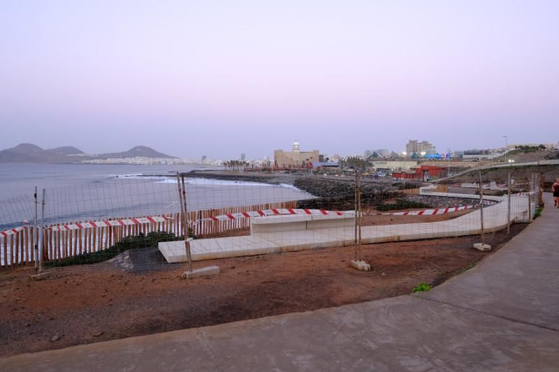 Las obras del mirador del Lloret, abandonadas