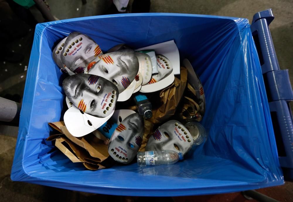 Acció de Tsunami Democràtic al Camp Nou