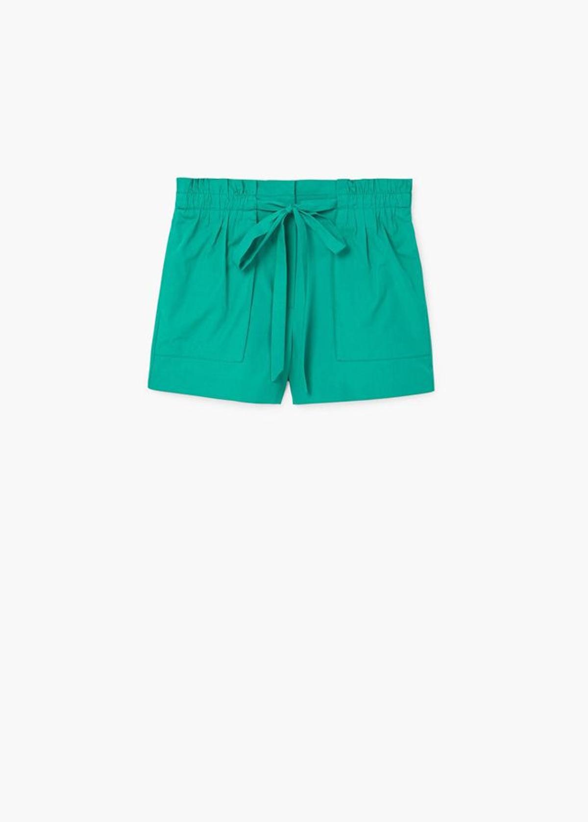 Mango apuesta por el verde: Shorts