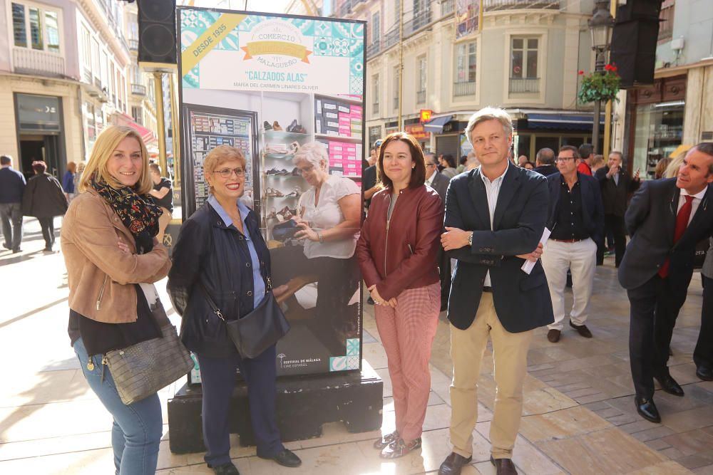 Málaga homenajea a sus comercios centenarios