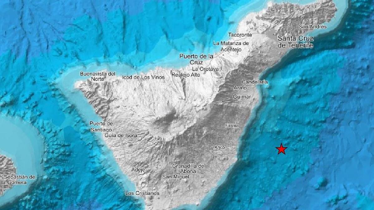 Terremoto sentido en Tenerife