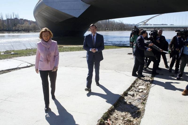 Fotogalería de la visita de Rajoy a la ribera del Ebro