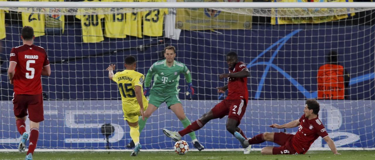 Arnaut Danjuma fue el autor del gol de la victoria del Villarreal ante el Bayern de Múnich.