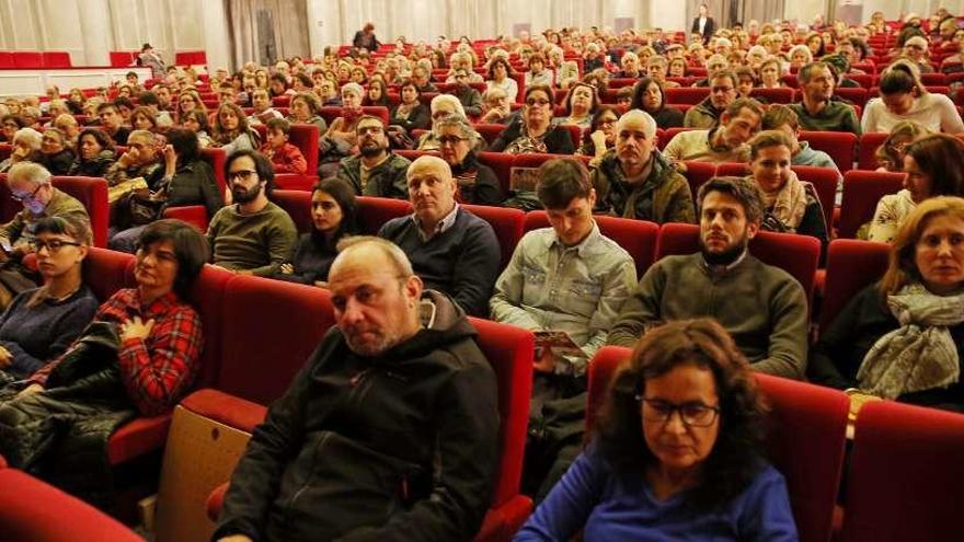 Público asistente a la primera jornada de la XXVIII Semana de Cine Submarino. // Marta G. Brea