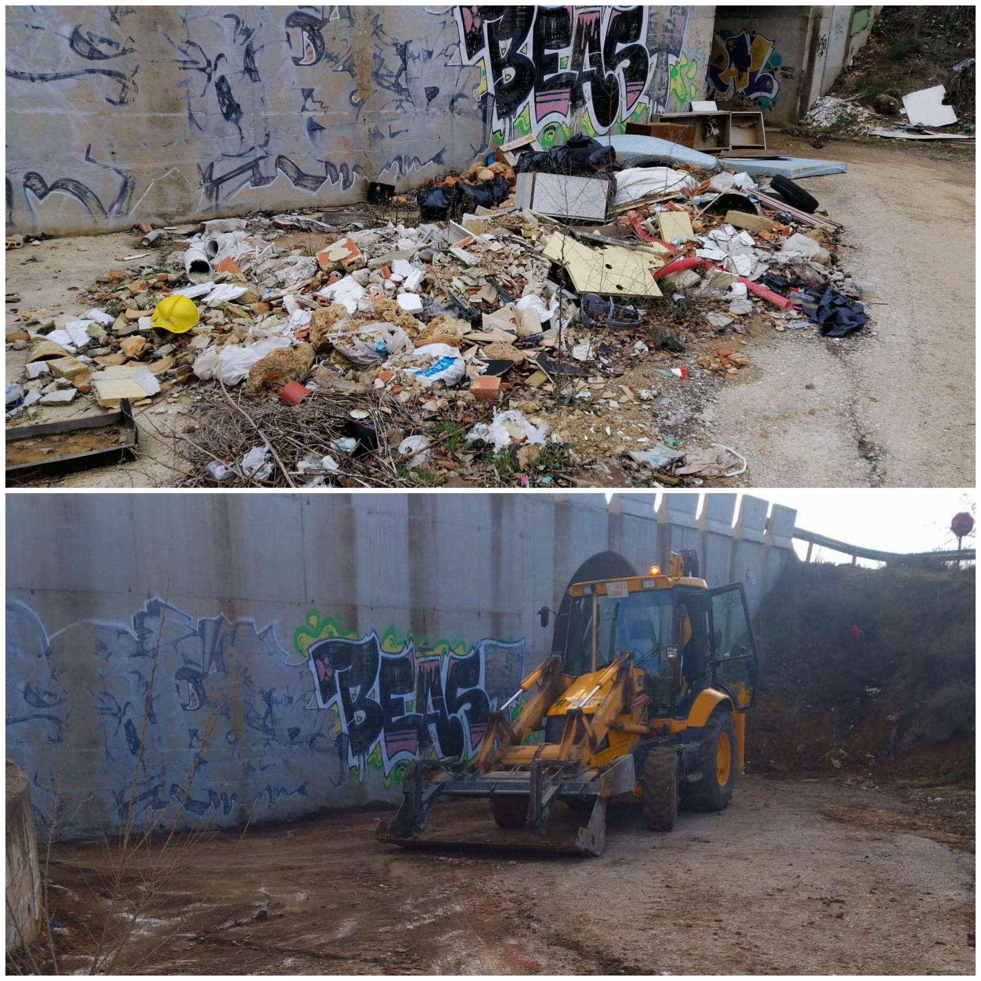 Vertederos incontrolados en Requena.