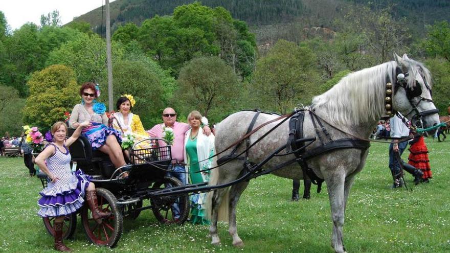 Presumir de caballos en Infiesto