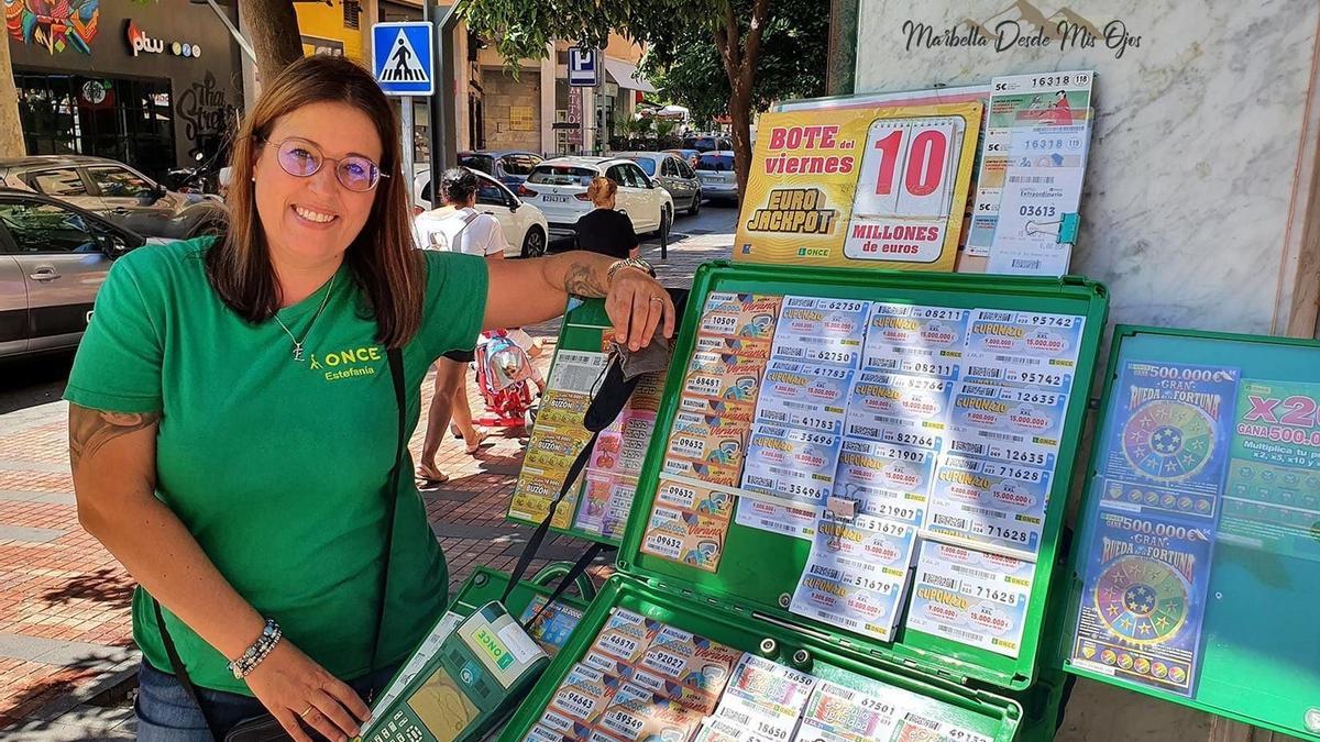 Vendedora de la ONCE ha dejado en Benahavís (Málaga) un Sueldazo de 5.000 euros al mes durante 20 años más 300.000 euros al contado