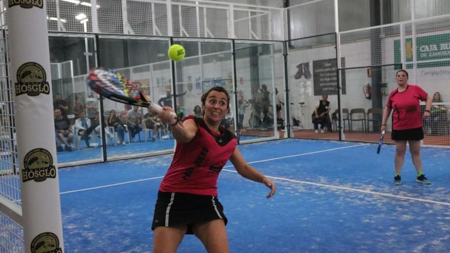 Un partido de pádel en Zamora