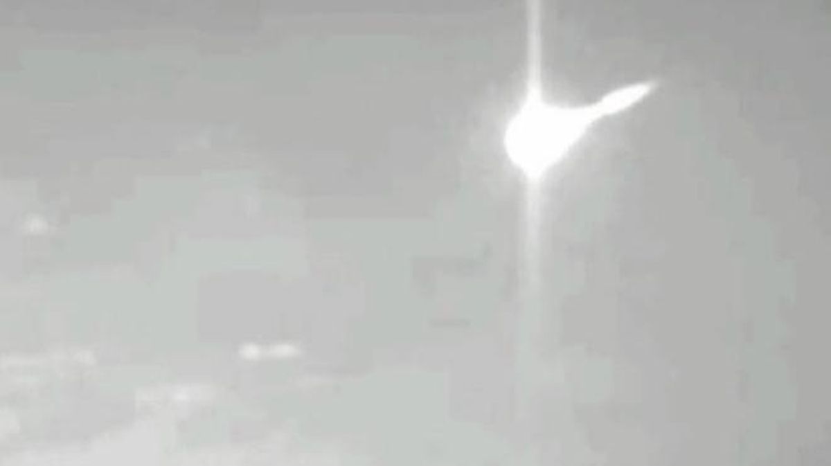 Una bola de foc va travessar Espanya de punta a punta la nit de Nadal.