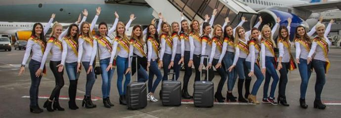 Miss Alemania 2017 se promociona en Fuerteventura