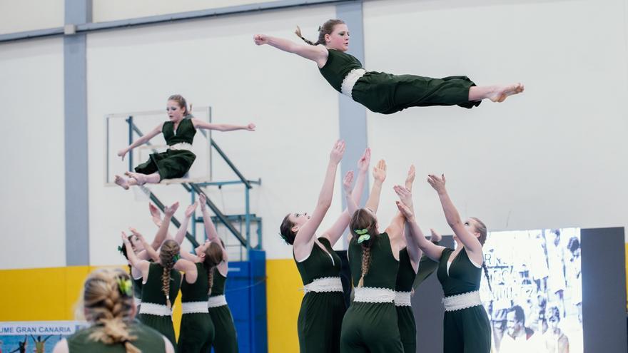 San Bartolomé de Tirajana se estrena en el 63º Festival Blume Gran Canaria con una sesión nocturna de gimnasia artística