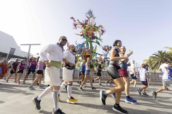 Las Hogueras de Alicante, a la carrera