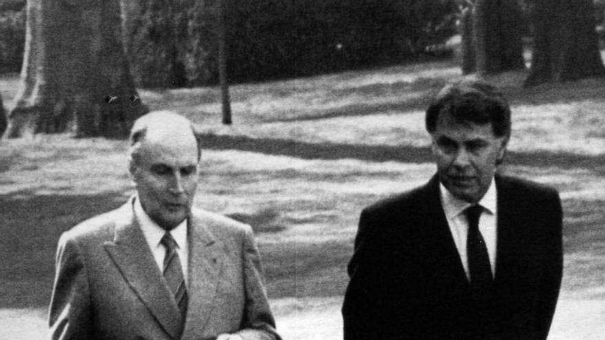 El amorío revelado de Mitterrand