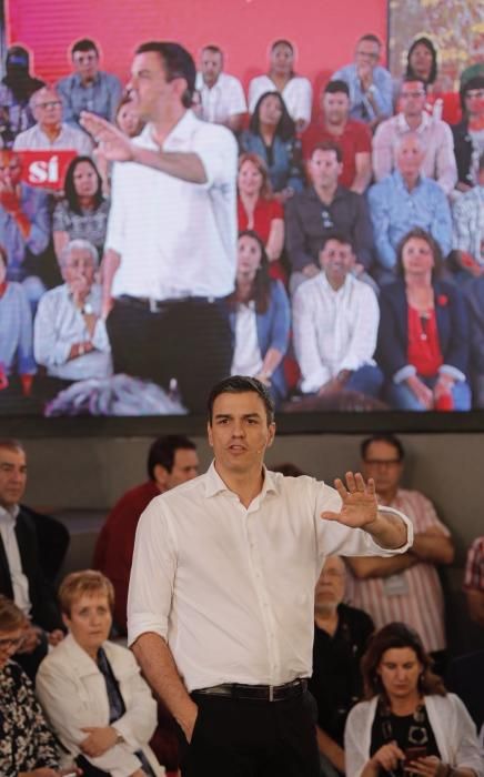 Mitin de Pedro Sánchez en Burjassot