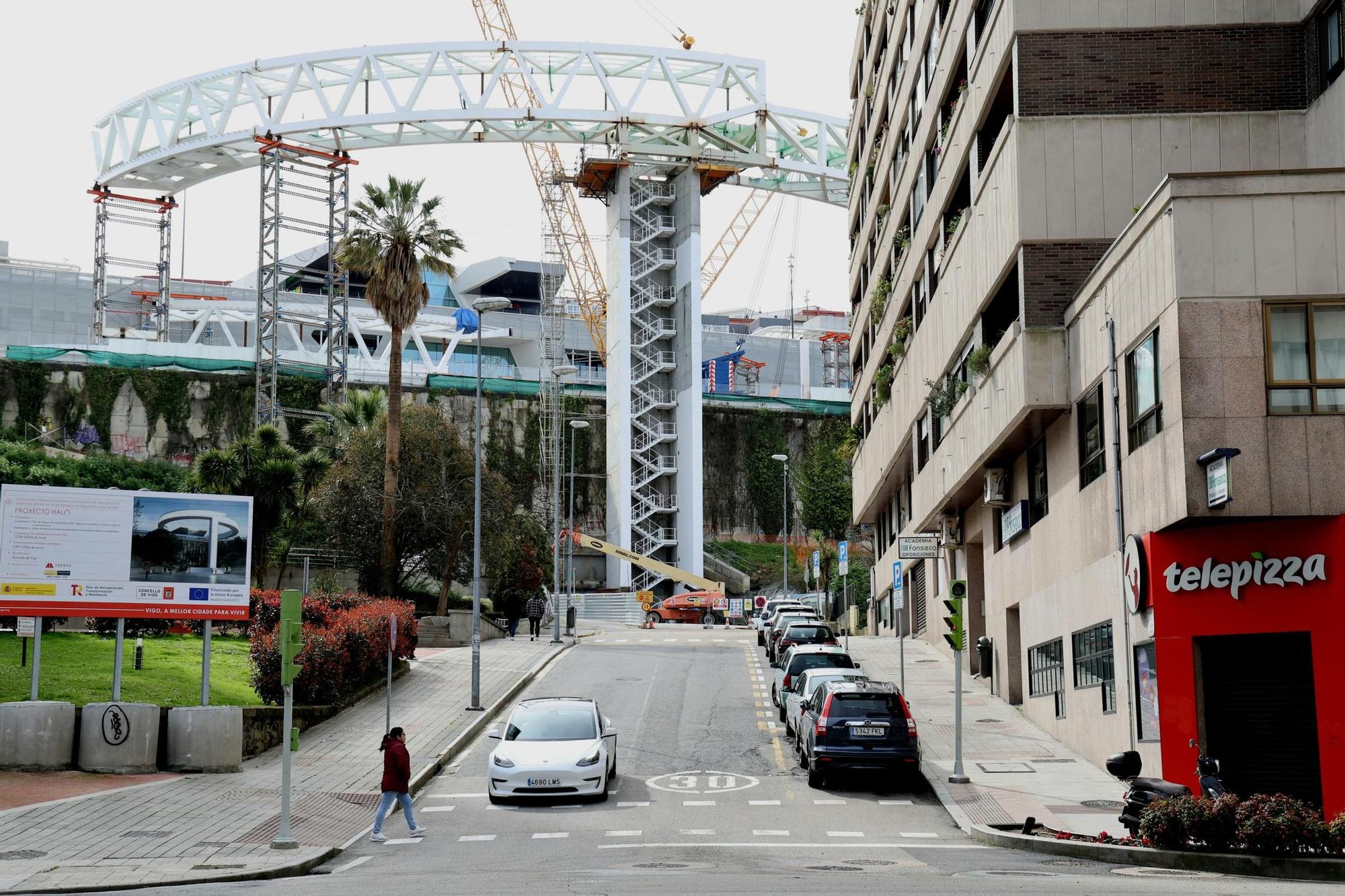Los trabajos en la construcción del ascensor HALO se aceleran tras el ...