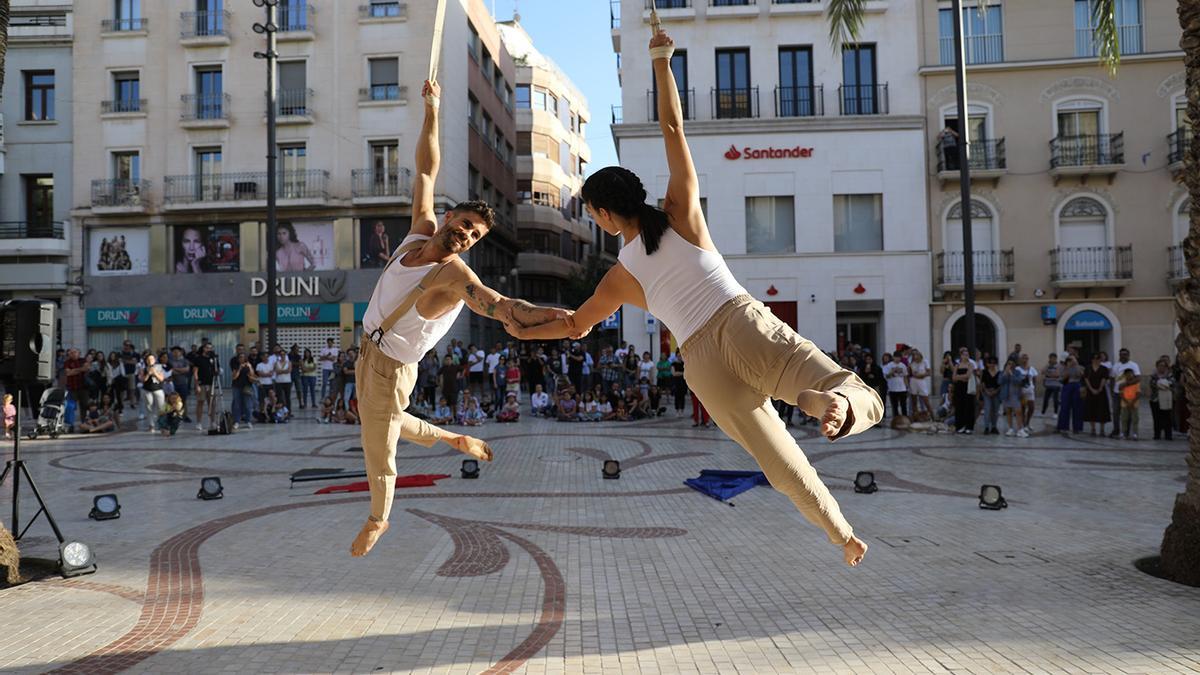 Espectáculo de danza durante el Festival Medieval de Elche este 2022