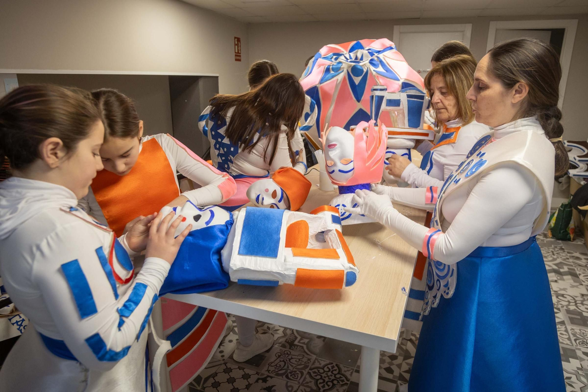 La papelería de Arteixo convertida en taller de Sargadelos