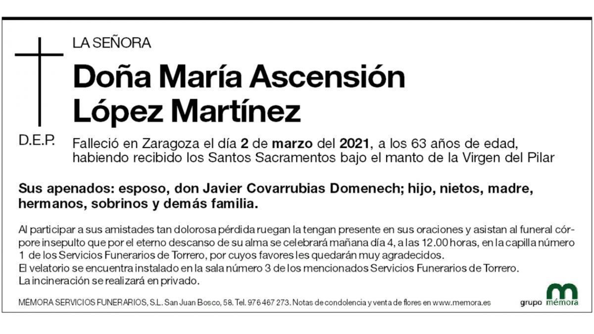 María Ascensión López Martínez