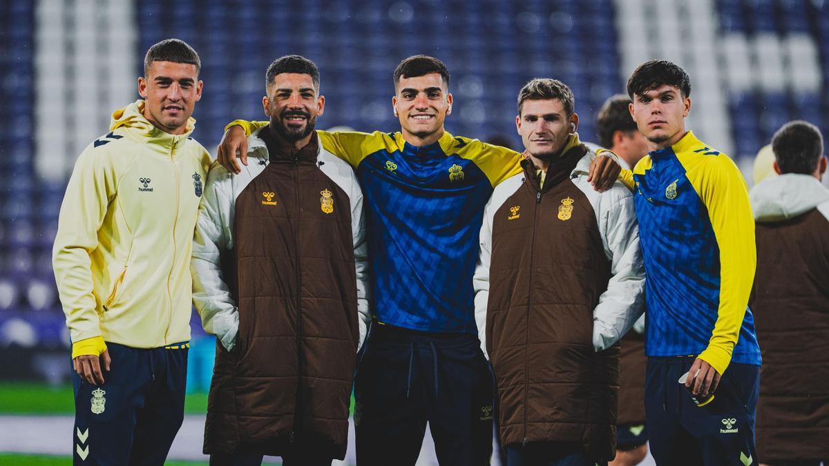 Herzog, Suárez, Ale García, Cristian Gutiérrez e Iñaki.