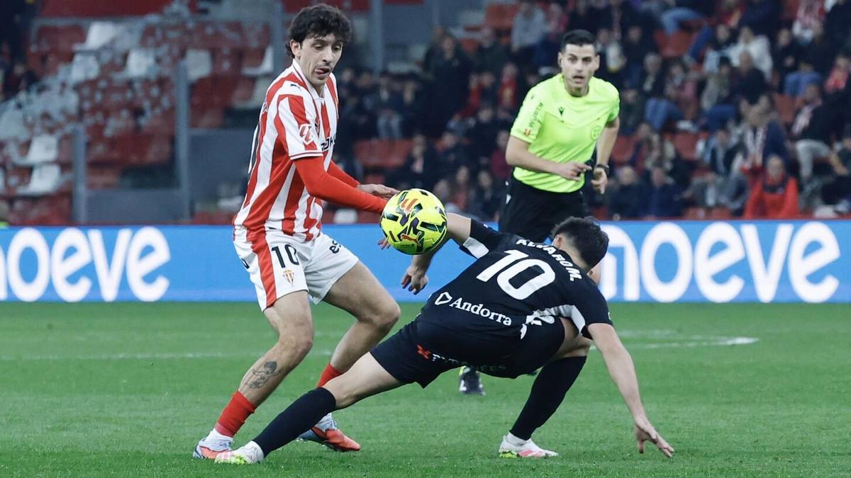 EN IMÁGENES: El partido Sporting-Andorra en El Molinón