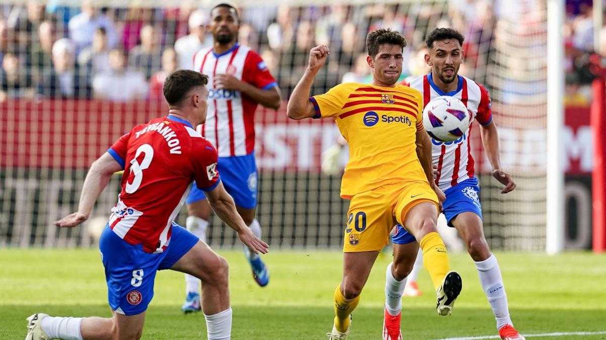 Sergi Roberto se lesionó con el Barça en Girona