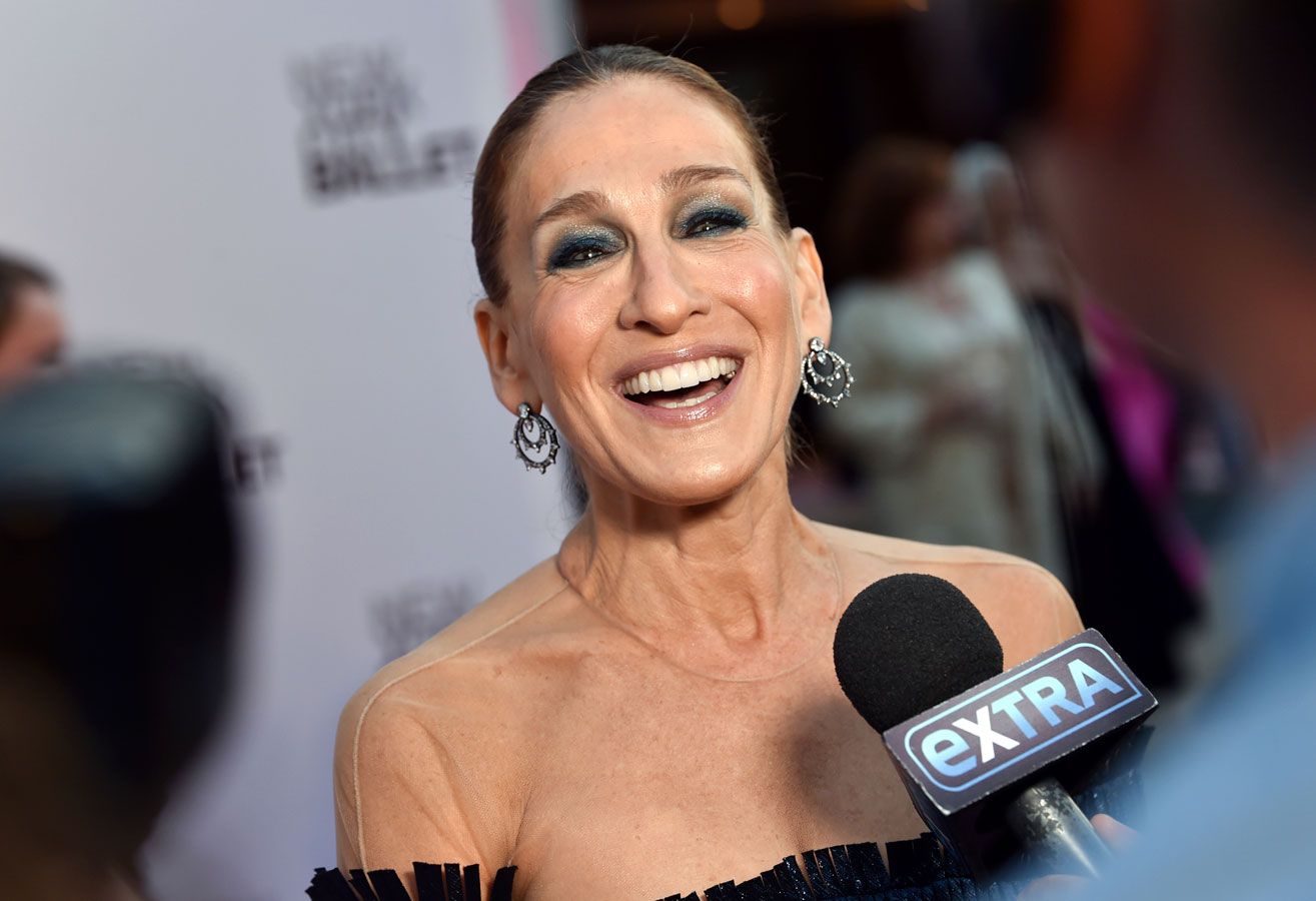 Detalle de la belleza de Sarah Jessica Parker en el ballet de Nueva York