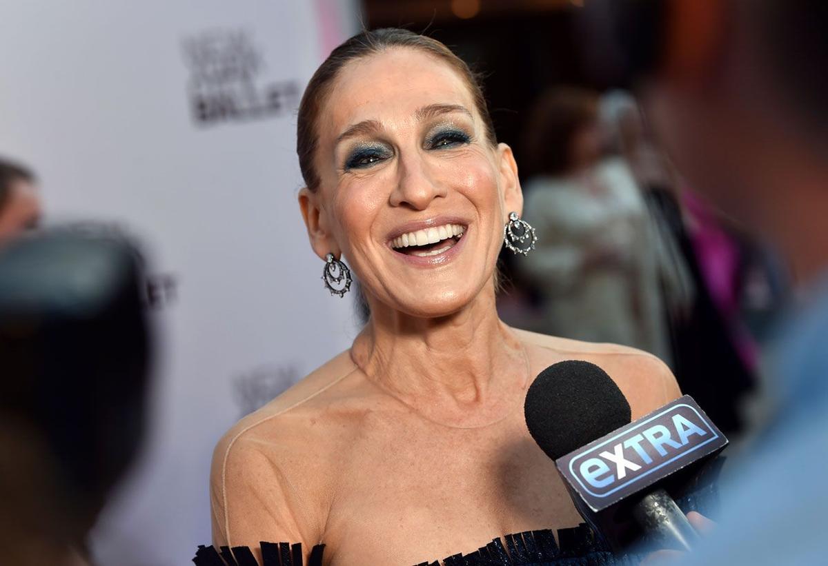 Detalle de la belleza de Sarah Jessica Parker en el ballet de Nueva York