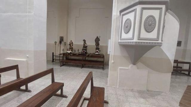 El consistorio ha impulsado mejoras en la iglesia.