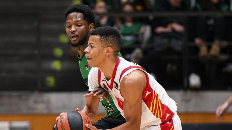 Bell-Haynes, junto a Andrés Feliz en el partido del sábado. | ACB PHOTO