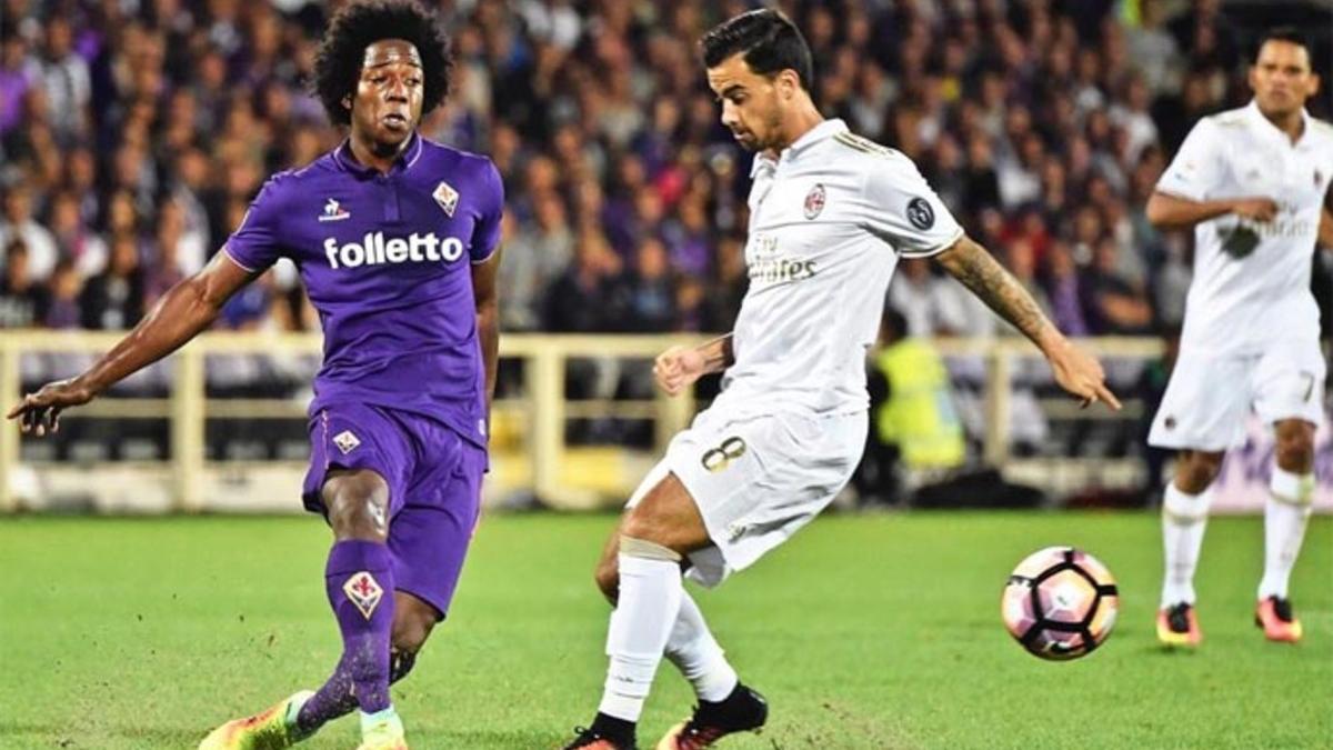 Fiorentina y Milan tuvieron ocasiones para marcar, pero les faltó puntería