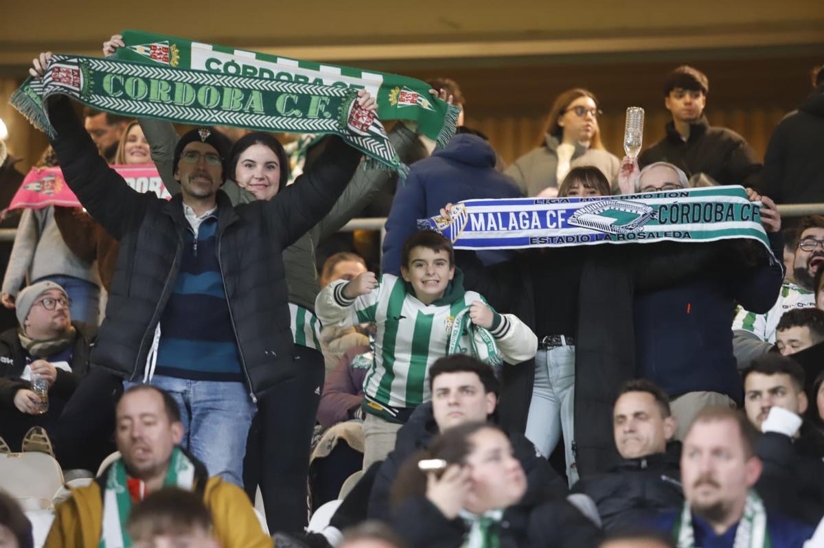 Córdoba CF-Málaga | Las imágenes de la afición en El Arcángel