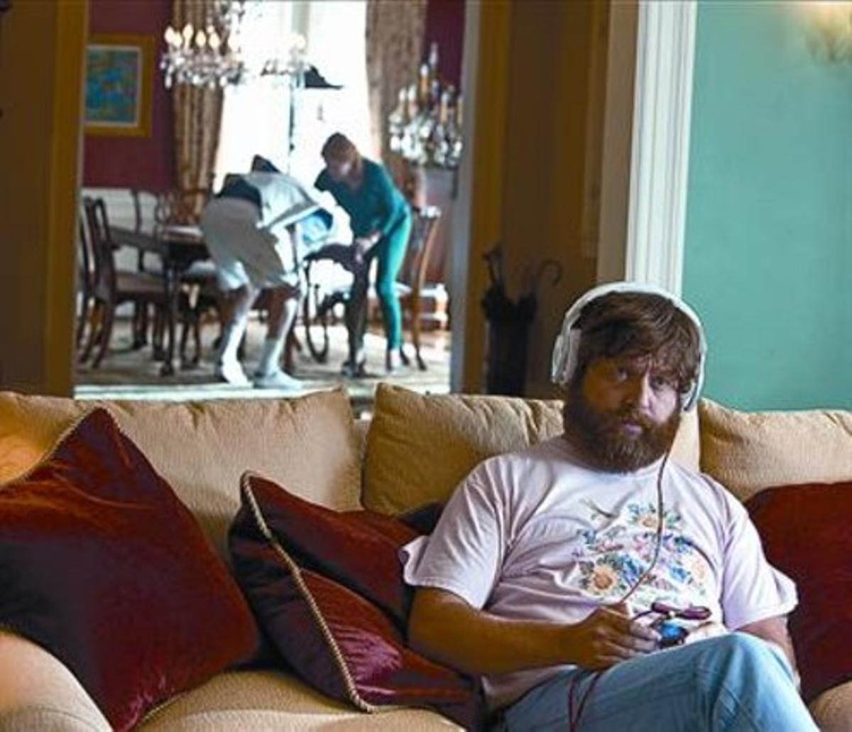 Zack Galifianakis, en un fotograma de la tercera entrega de ’Resacón 3’ Zack Galifianakis, en un fotograma de la tercera entrega de ’Resacón 3’