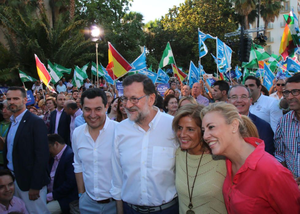 El presidente en funciones encabezó el acto del Partido Popular en el inicio de la última semana de campaña