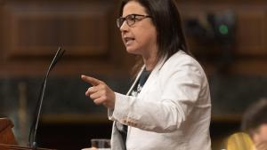 Archivo - A deputada do PP Ana Belén Vázquez intervén durante unha sesión no Congreso.