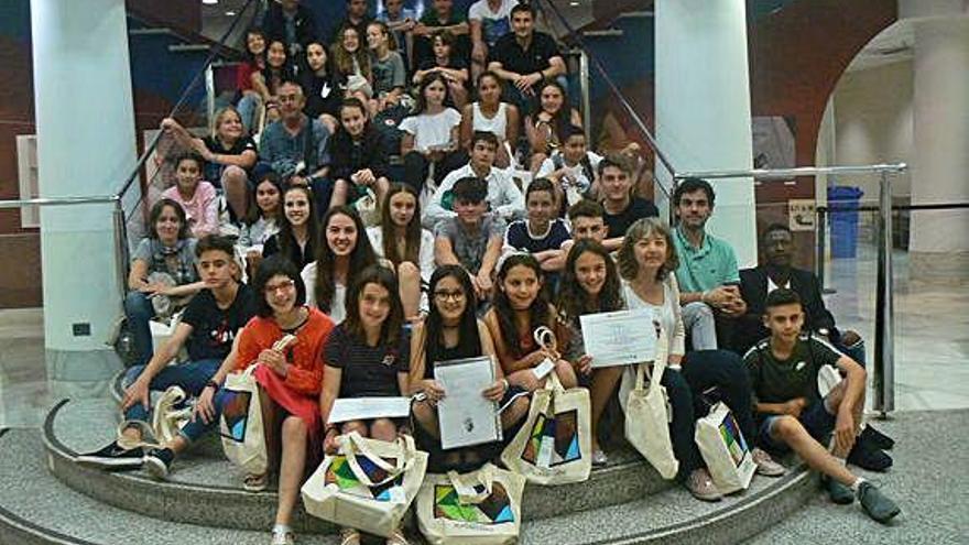 El grup premiat del CEIP Pere Torrent, de Lloret de Mar.