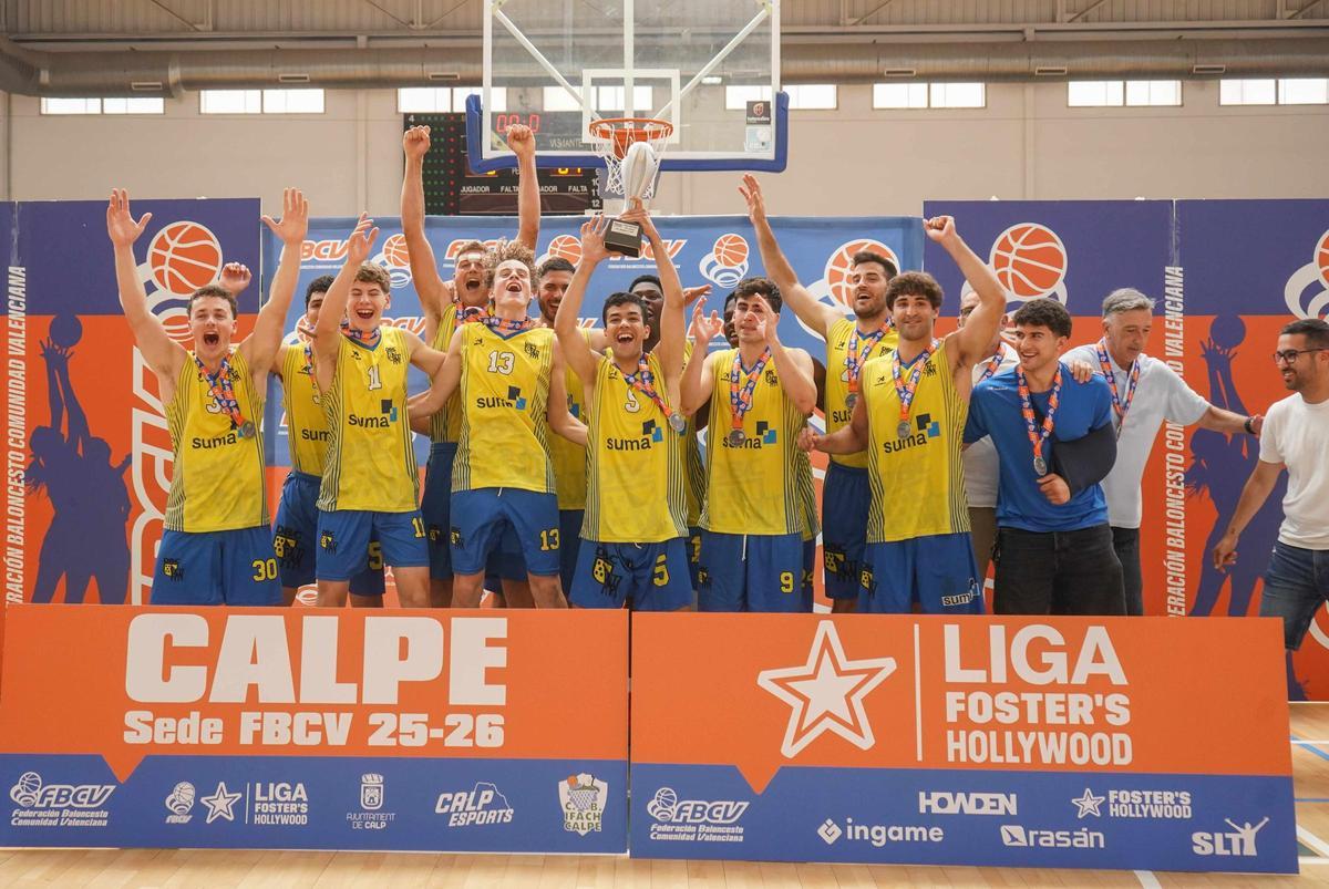 El Denia Bàsquet, subcampeón de la Liga Foster's Hollywood.
