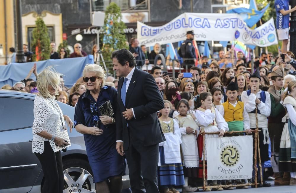 La alfombra azul de los premios "Princesa de Asturias" 2016"