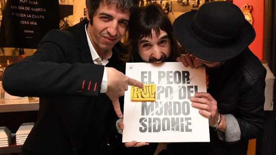 Marc Ros, Axel Pi y Jes Senra, integrantes de Sidonie