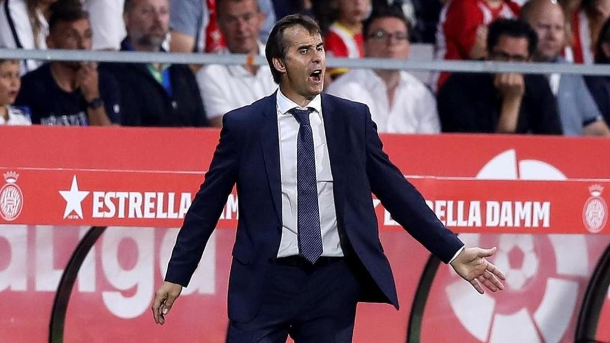 Julen Lopetegui dirige al Real Madrid desde esta temporada